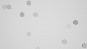 Cool Black And White Background Video, Hexagon Motion Background Loop