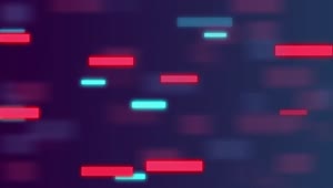 Neon Light Motion Background, Red Blue Background Video Loop