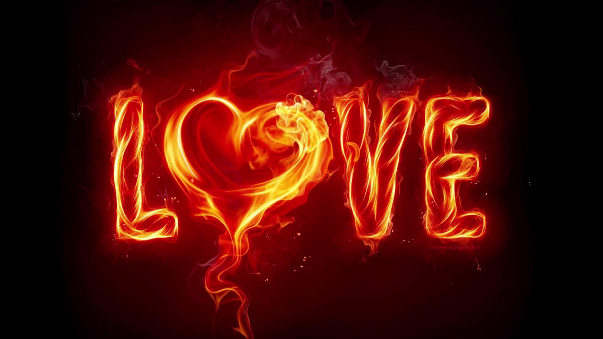Download PC Love Flames Live Wallpaper