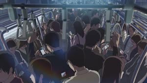 PC Anime Train Commuters Live Wallpaper