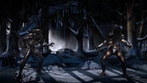Fondo de Pantalla Animado Mortal Combat de Alien VS Predator 👊 en Movimiento