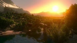 PC Sunset in Toussaint Live Wallpaper