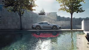 Fondo de Pantalla Animado Reflejo de Porsche de Coches🚗 en Movimiento