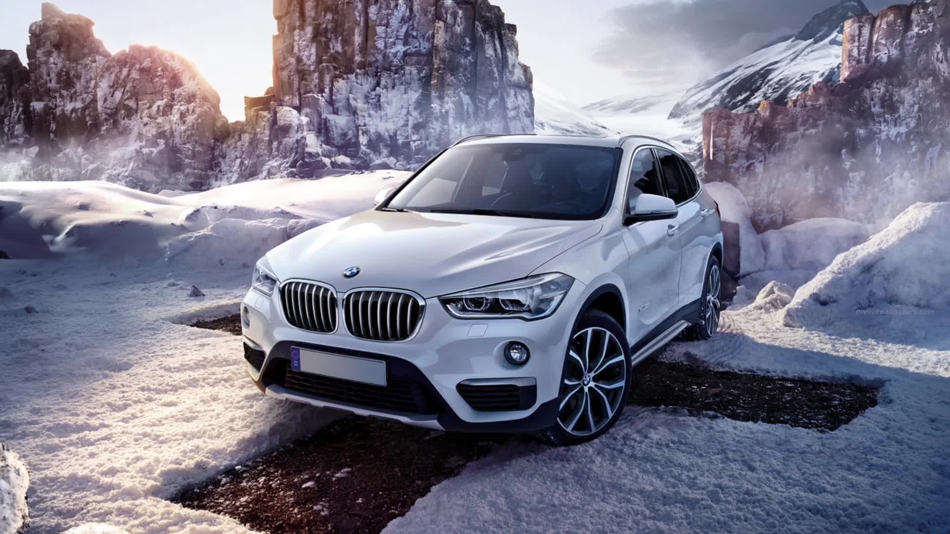 Download PC BMW X1 Snow Live Wallpaper