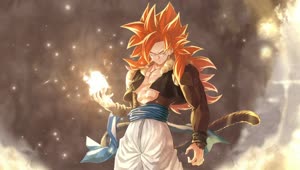 Download Fondo de Pantalla Animado Gogeta de Dragon Ball 🟠 en Movimiento