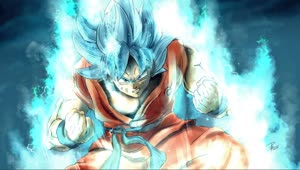 Fondo de Pantalla Animado Goku SSJ Blue de Dragon Ball 🌟 en Movimiento