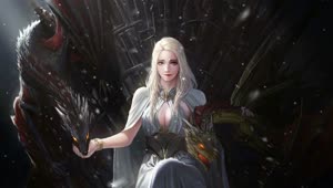 Fondo de Pantalla Animado Daenerys Targaryen de Juego de Tronos ⭐️ en Movimiento