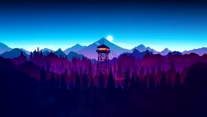 PC Forest Watch Tower Live Wallpaper