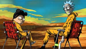 Fondo de Pantalla Animado Breaking Bad de Rick y Morty 💊 en Movimiento