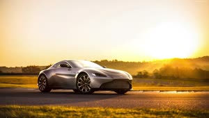 Fondo de Pantalla Animado Aston Martin Vantage de Coches 🚗 en Movimiento