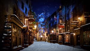 Fondo de Pantalla Animado Callejón Diagon de Harry Potter 🏫 en Movimiento