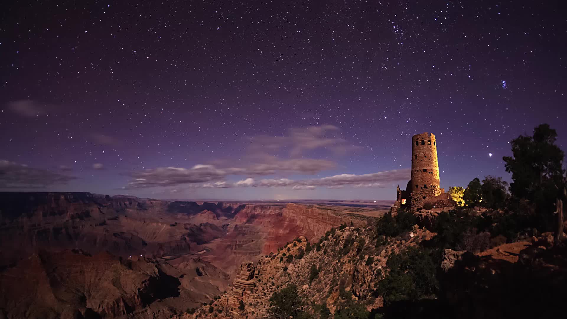 Download PC Night Watch Tower Live Wallpaper