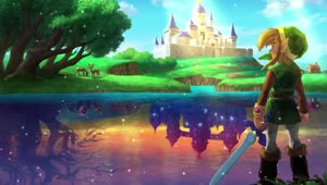 Fondo de Pantalla Animado Link Rayo de Sol de The Legend of Zelda ☀️ en Movimiento