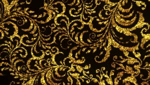 VJ LOOPS 2021 Golden Floral Art Motion Background Floral Shiny Wedding Mandala Art Free VJ Loops