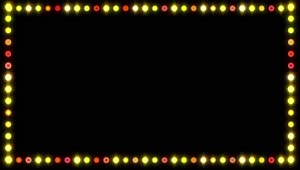 341 Border Frame Template Animation Party Lights border frame Light Frame effects Animation