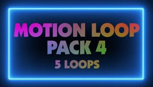 HD Abstract Neon Light VJ Motion Background PACK 4 HD VJ Loops Free Video Background