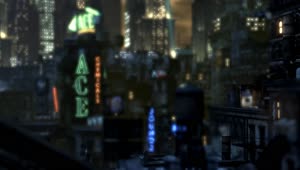 Batman Arkham City City Scene