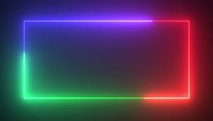 3 color Neon frame Video Background lyric video Frame for Edits Background video effects