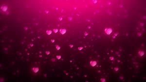 Red Purple Glowing Hearts Lovers Motion BackgroundHearts Love background Video for WeddingAnimation