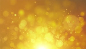 HD Bokeh Particles Flying up Free Video background Loop Golden Particle Bokeh