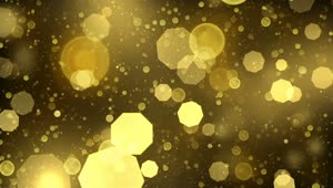 Golden Bokeh Particles Free Motion Backgrounds for wedding invitation Free Vj Loop Footage