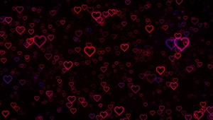 HD Colorful Hearts ZOOM VJ Motion Background Free VJ Loops free motion background loops