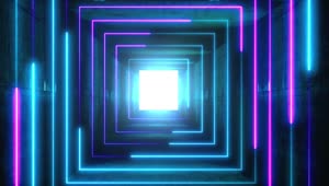 094 HD Abstract Tunnel VJ Motion Background Neon Light Tunnel Free VJ Loops Free Video Background
