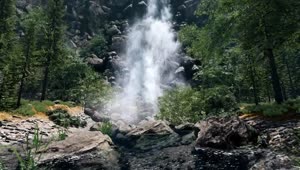 Crysis 1 Modded Waterfall Scene Live Wallpaper 1080p