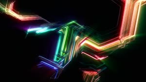 PC Colorful Flashing Lines Live Wallpaper