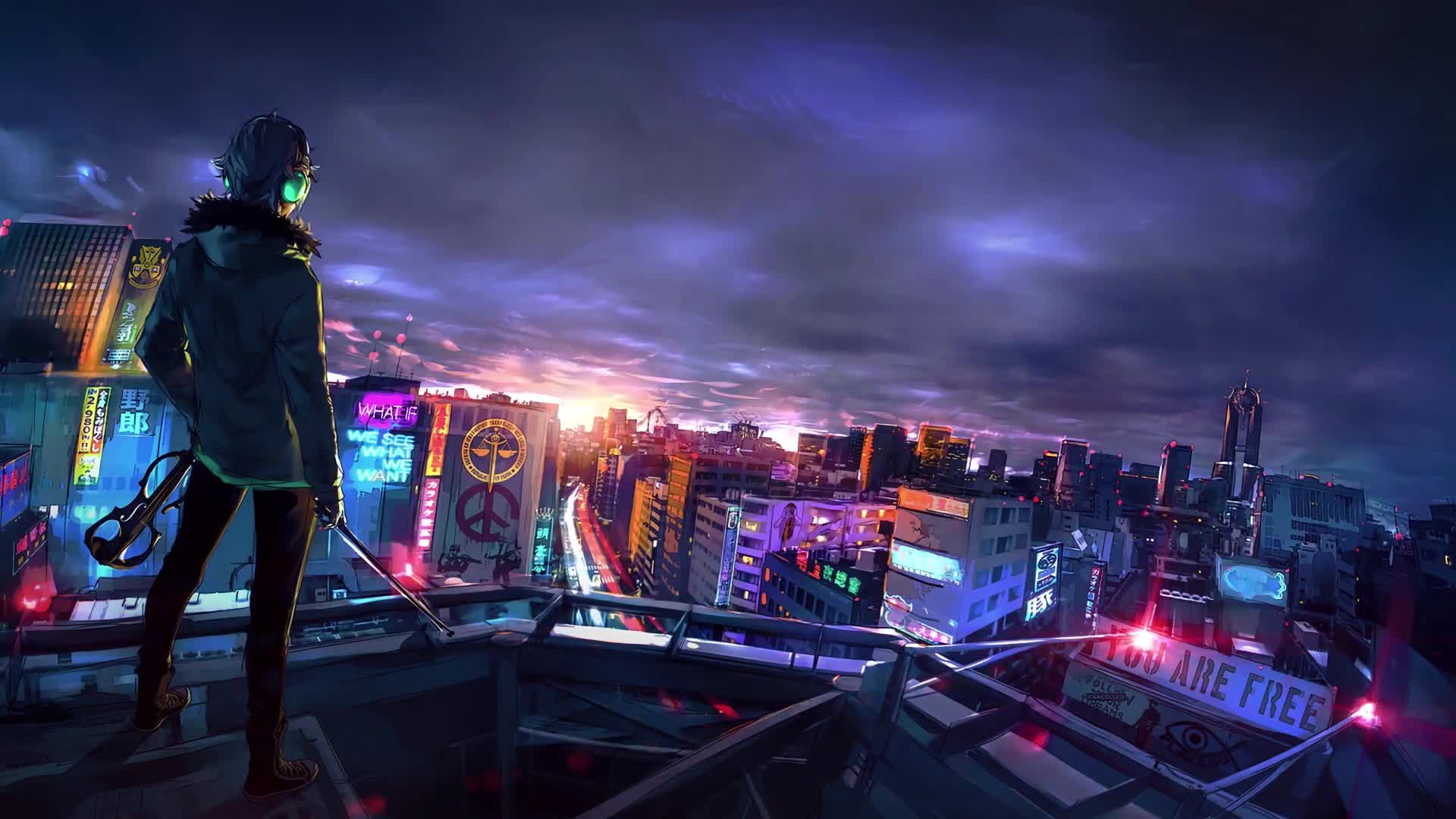 Download PC City Sky Live Wallpaper