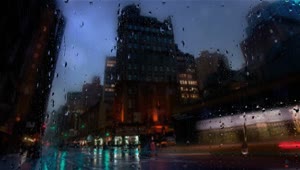PC City Rain Live Wallpaper