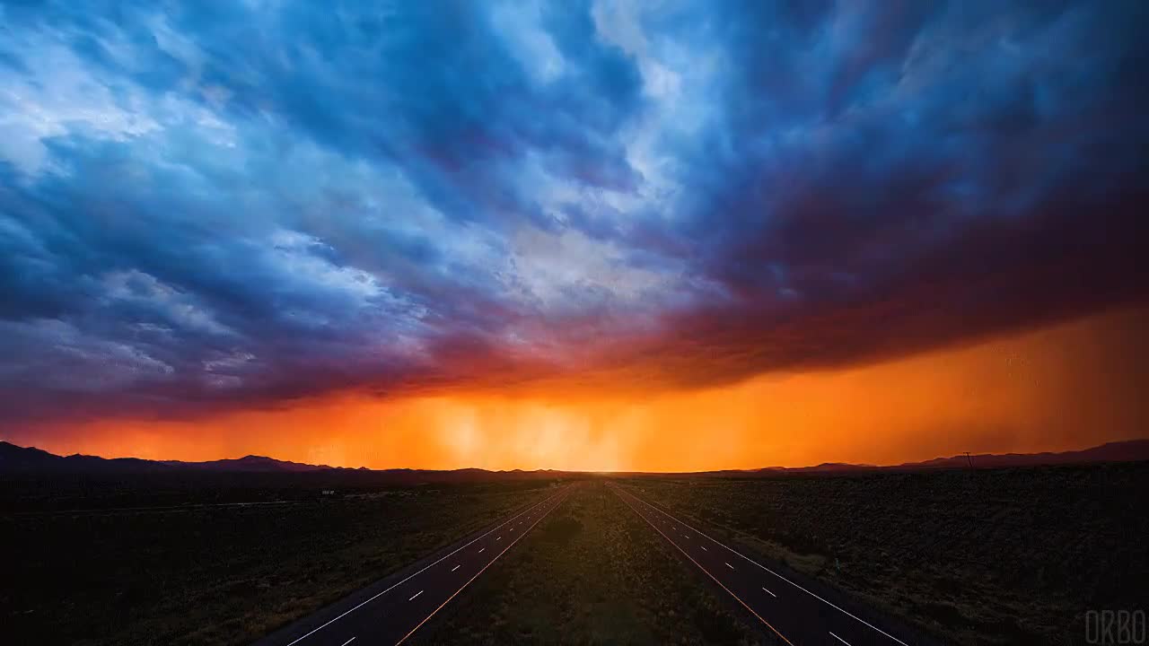 Download PC Clouds Road Live Wallpaper