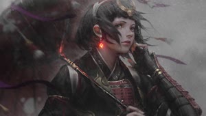 PC Samurai Girl (1) Live Wallpaper