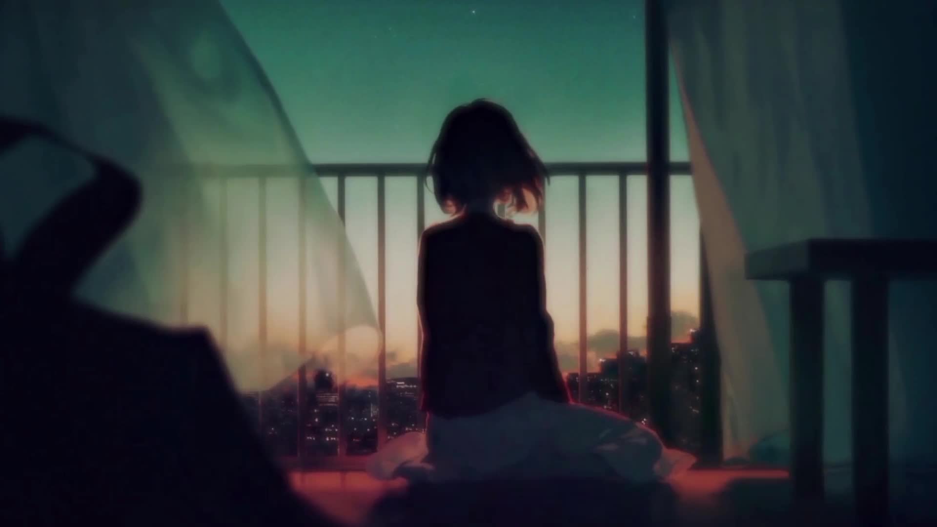 Download PC Sunset Girl Live Wallpaper