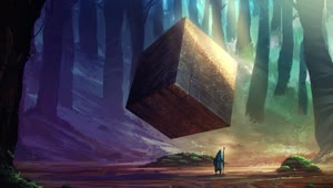 PC Floating Cube Live Wallpaper
