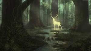 PC Forest Deer Live Wallpaper