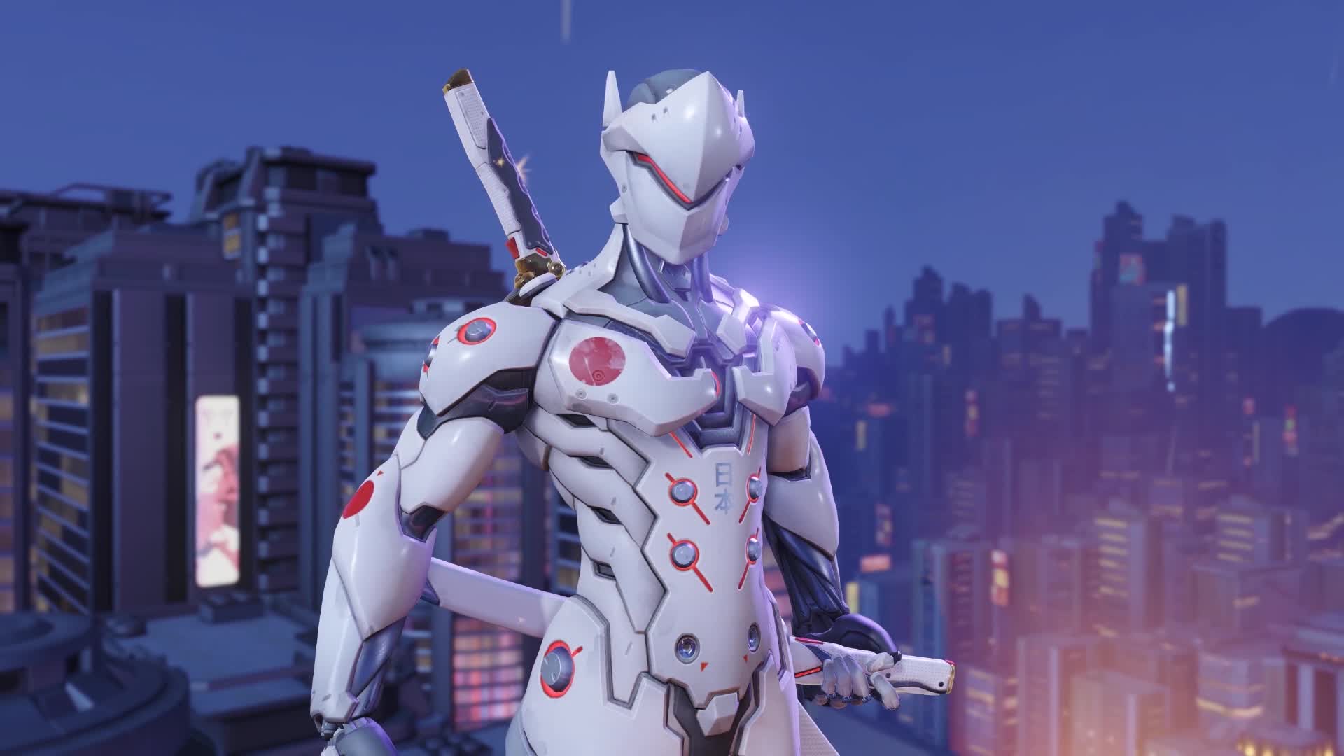 Download PC White Genji OW Live Wallpaper Free
