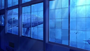 PC Whales Outside the Window Live Wallpaper Free