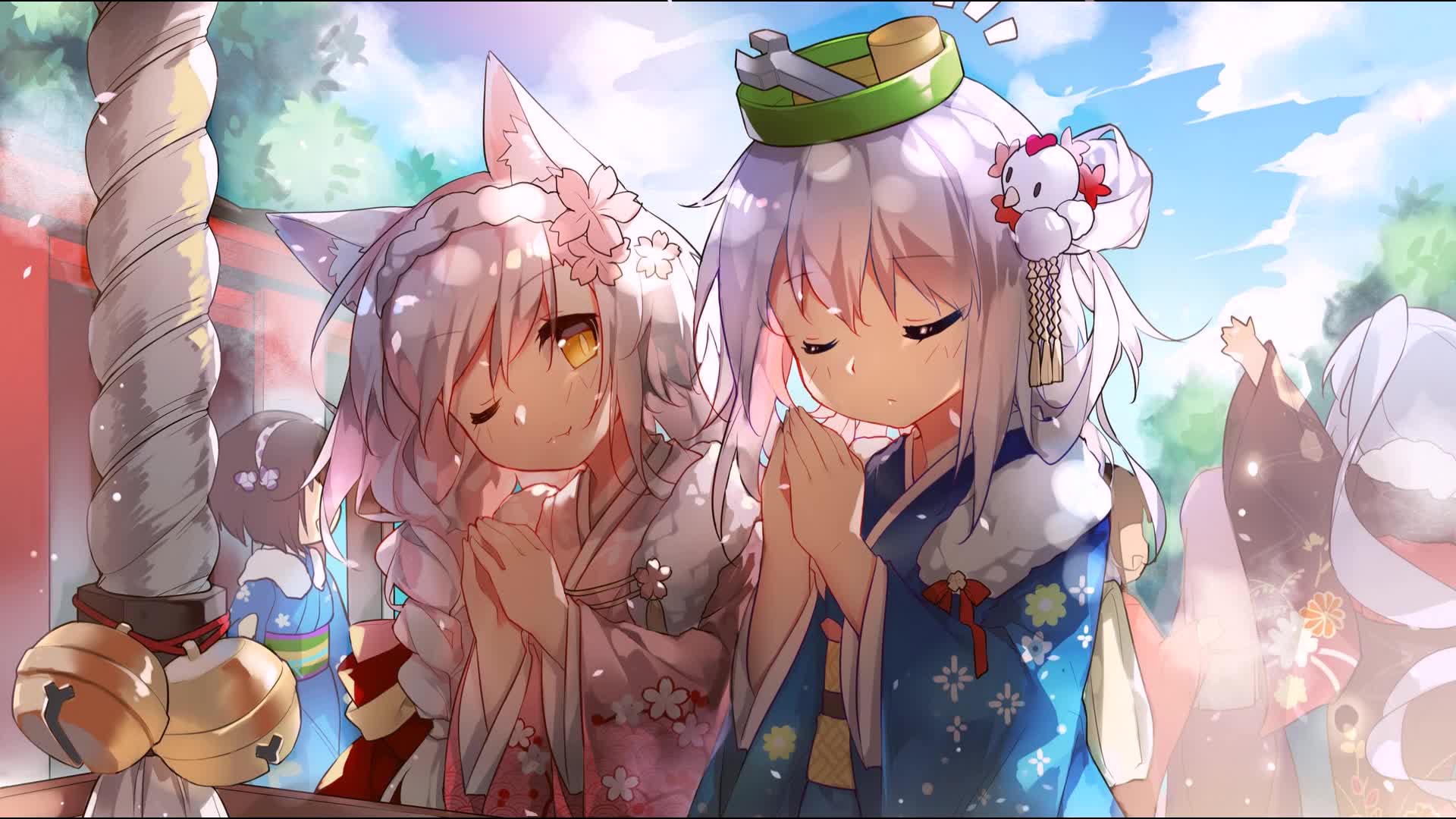 Download PC Cute Anime Girls Live Wallpaper Free