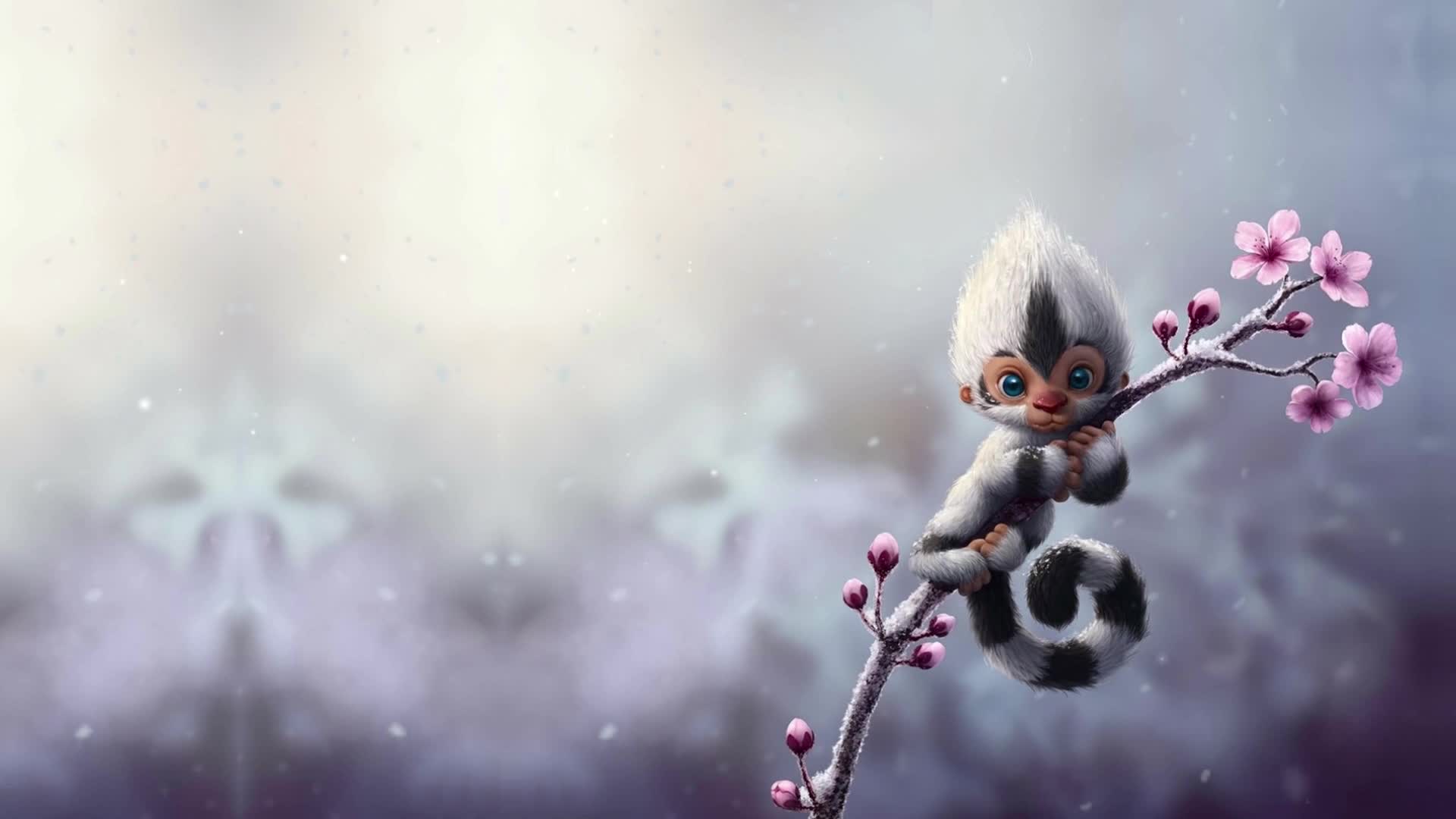 Download PC Cute Monkey Live Wallpaper Free