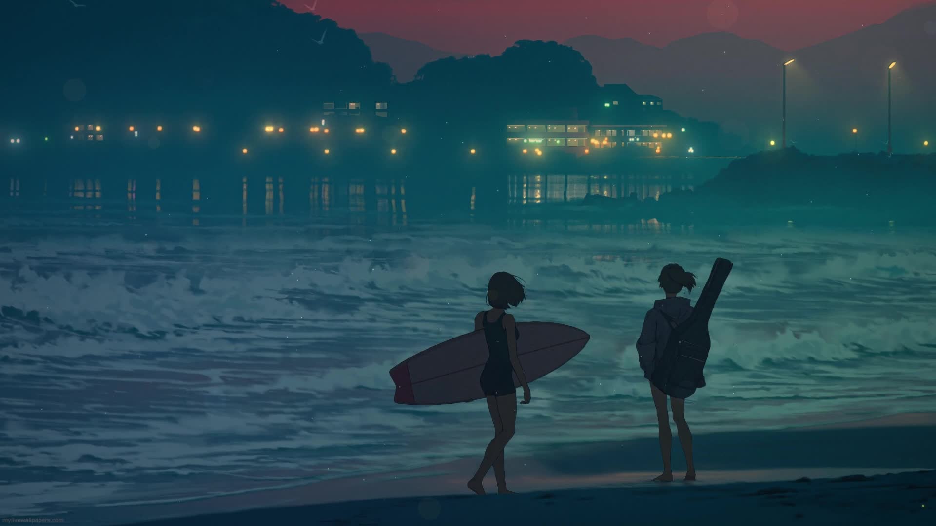 Download PC Evening Waves Live Wallpaper Free