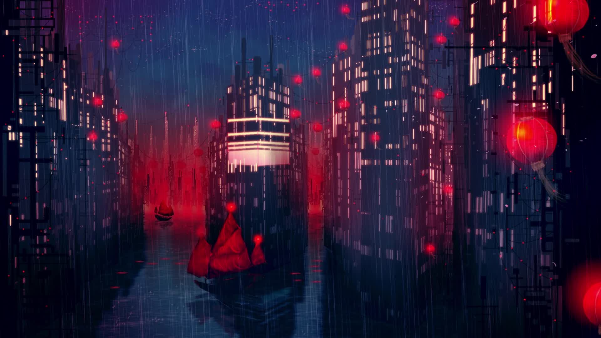 Download PC Junk Boats City Live Wallpaper Free