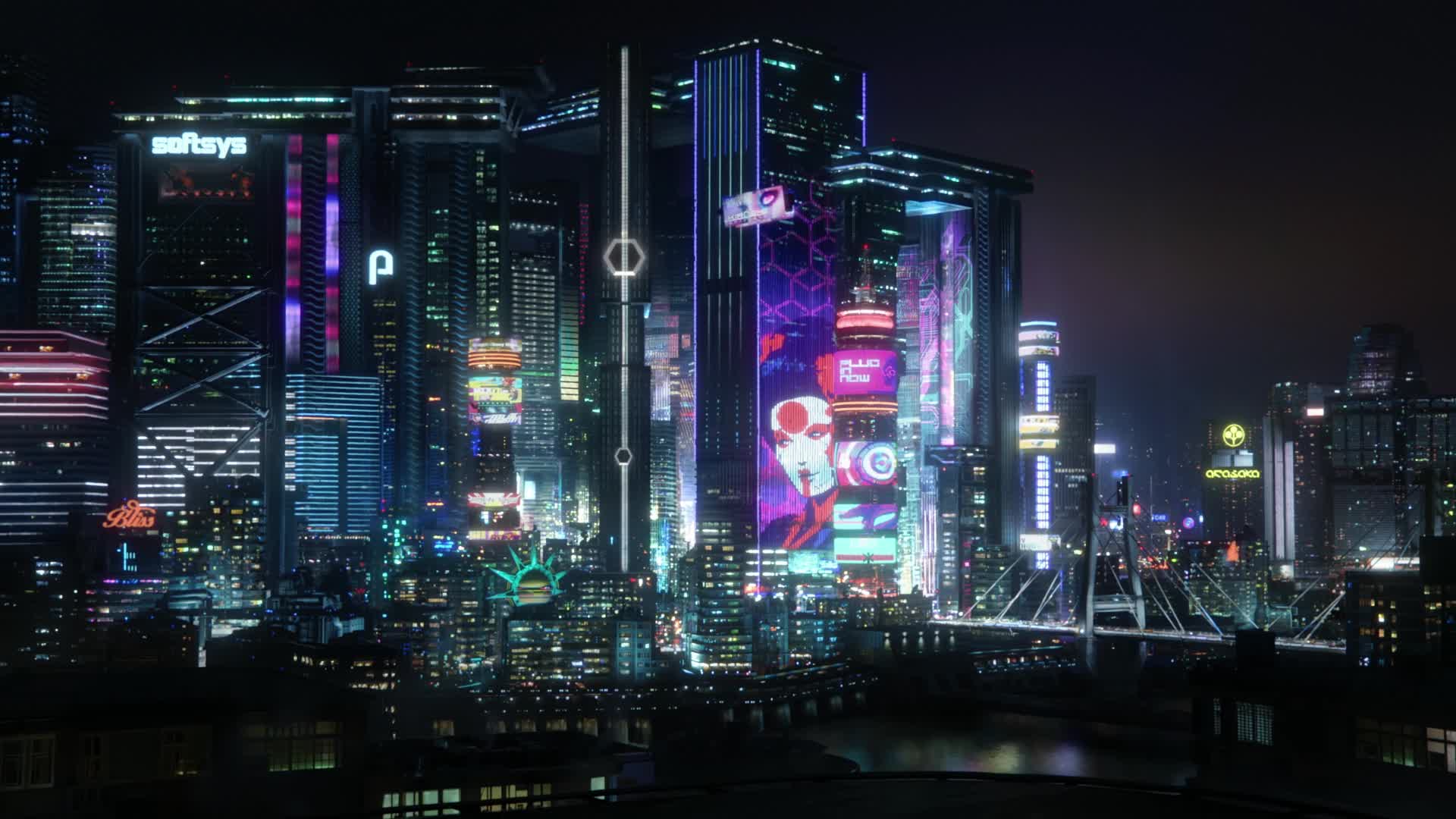 Download PC Cyberpunk 2077 City Live Wallpaper Free