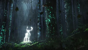 PC  Fantasy Wild Deer Live Wallpaper Free