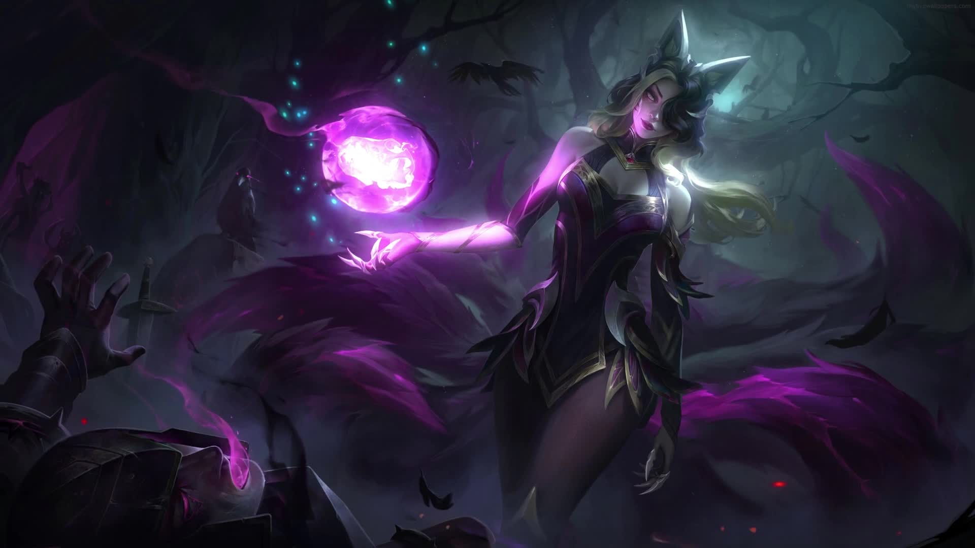 Download PC Coven Ahri LoL Live Wallpaper Free