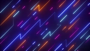 PC Abstract Neon Lines Live Wallpaper Free