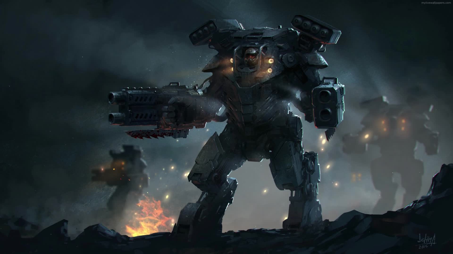 Download PC Mech War Machine Live Wallpaper Free