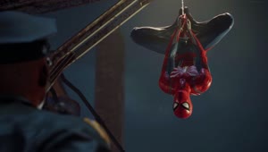 PC Hanging Spiderman Live Wallpaper Free