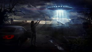PC UFO Sighting Live Wallpaper Free