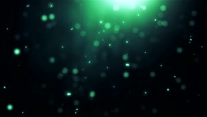 PC Green Particles 4k Live Wallpaper Free